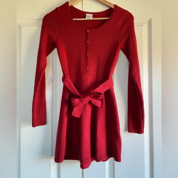abercrombie red sweater dress Women's Long-Sleeve Button-Through Maxi Sweater Dress | Women's Clearance